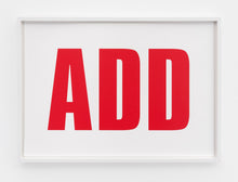 Load image into Gallery viewer, Kay Rosen, "Short Story", 1993/ 2017