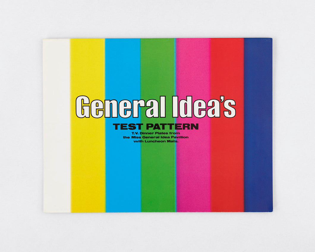 General Idea, Test Pattern: T.V. Dinner Plates from the Miss General Idea Pavillion, 1988
