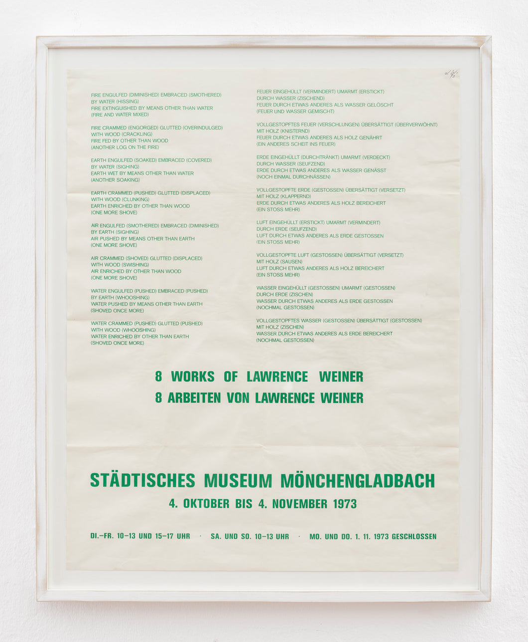 Lawrence Weiner 